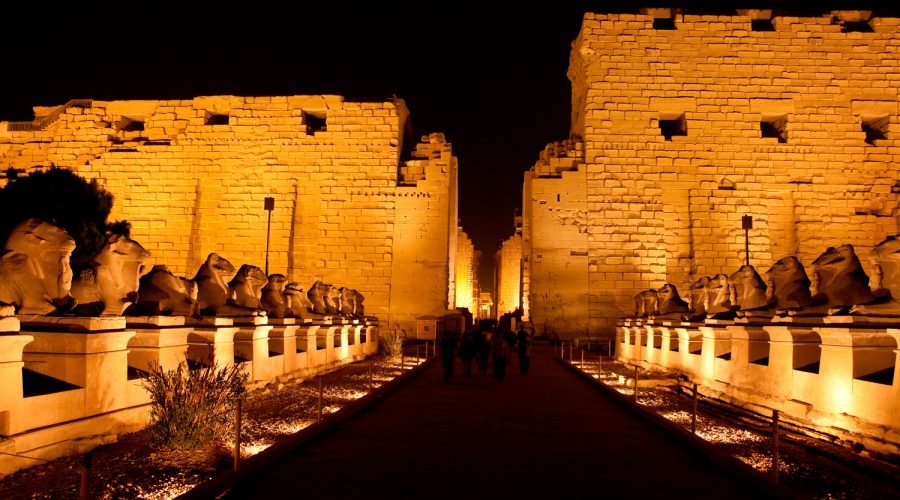 sound and light show at karnak temple
